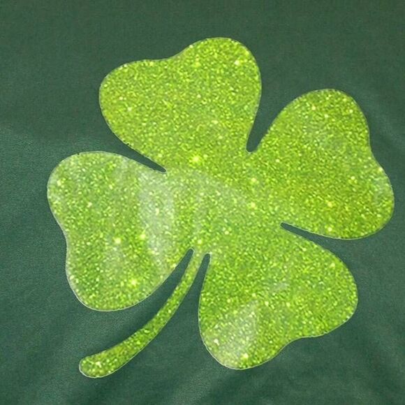 No Brand Tops - Women's 2X Shamrock Sweatshirt 100% Polyester